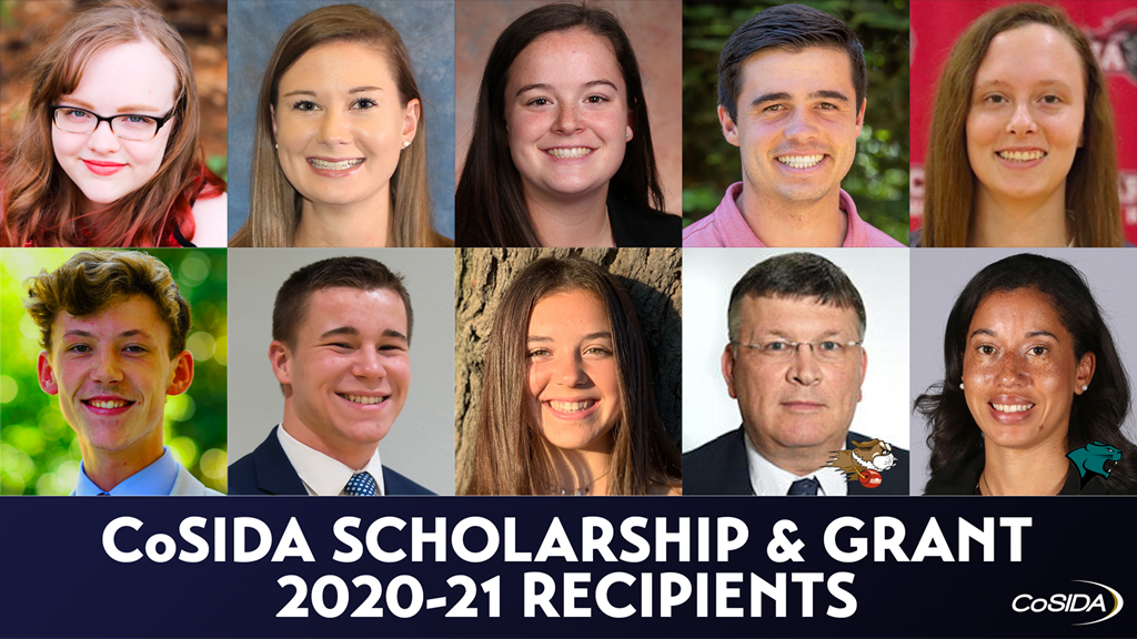 CoSIDA Announces 2020-21 Scholarship and Grants Award Winners